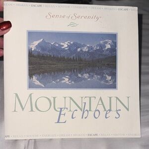 Mountain Echoes CD & Book - White and Blue